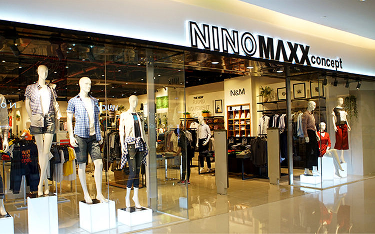 Dự án đèn led triển khai cho hệ thống cửa hàng thời trang Ninomax